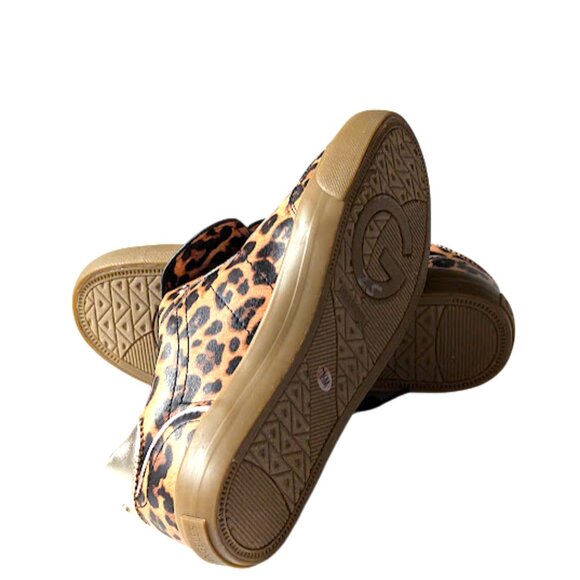 GBG Los Angeles Leopard Print Lace-up w/Flap Sneakers NWOB Womens Size 7.5 & 8 - Picture 9 of 9